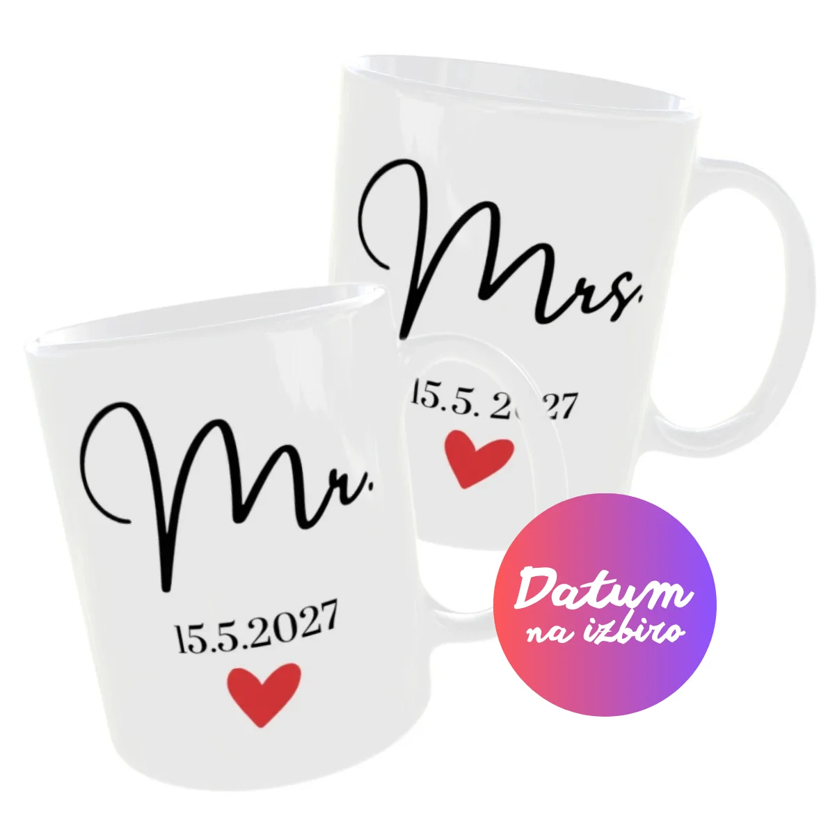 Skodelica Mr & Mrs